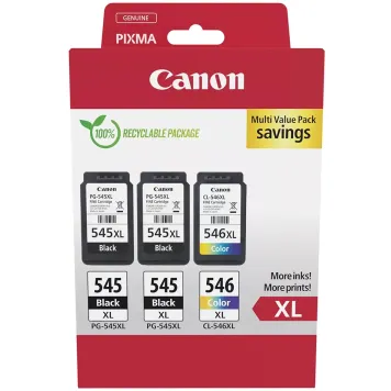 Canon Multi Value Pack 8286B013 2 tusze czarne PG-545XL i 3-kolorowy CL-546XL