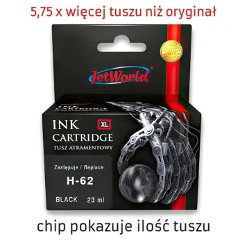 Zamiennik HP 62 XL C2P05AE tusz czarny marki JetWorld