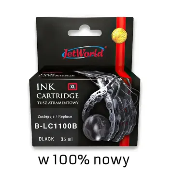 Zamiennik Brother LC1100BK tusz czarny marki JetWorld
