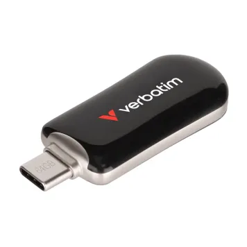 Verbatim USB flash drive 64GB Plectra 30224 USB-C czarny