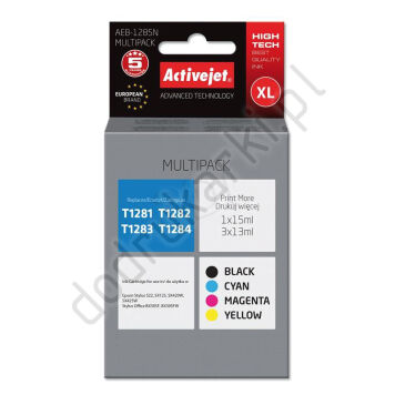 Zamiennik Epson T1285 Multipack 4 tusze CMYK marki ActiveJet