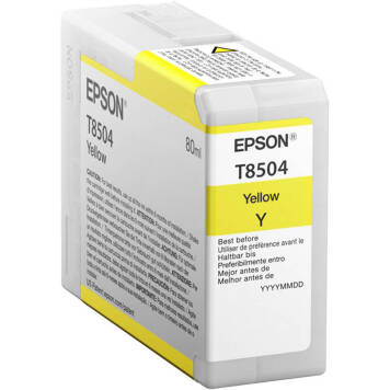 Epson T8504 tusz żółty C13T850400 oryginalny