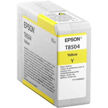 Epson T8504 tusz żółty oryginalny