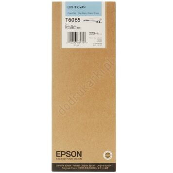 Epson T6065 tusz light cyan C13T606500 oryginalny