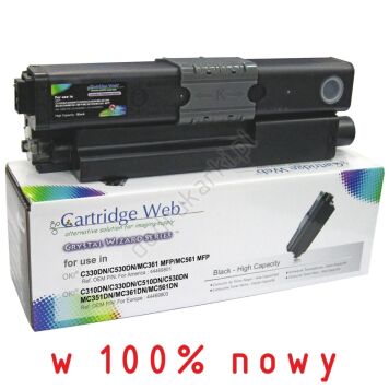 Zamiennik Oki 44973536 toner czarny marki Cartridge Web