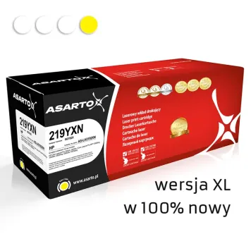 Zamiennik HP 219X W2192X toner żółty marki Asarto