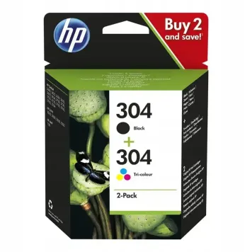 HP 304 3JB05AEE zestaw tusz czarny i 3-kolorowy