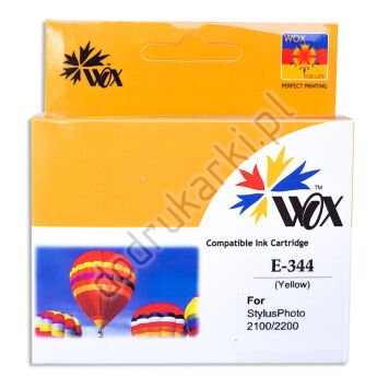 Zamiennik Epson T0344 tusz żółty marki Wox