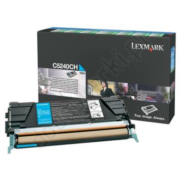 Lexmark C5240CH toner cyan oryginalny