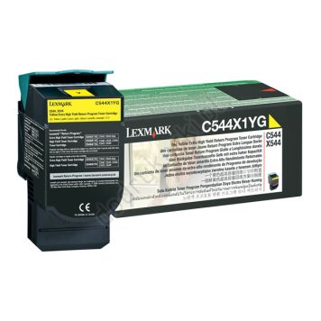 Lexmark C544X1YG toner żółty oryginalny