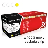 Zamiennik HP 415A W2032A toner żółty marki Asarto + chip