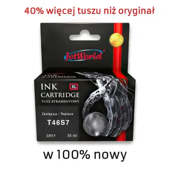 Zamiennik Epson T46S7 tusz grey marki JetWorld