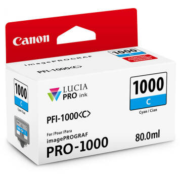 Canon PFI-1000C 0547C001 tusz cyan oryginalny