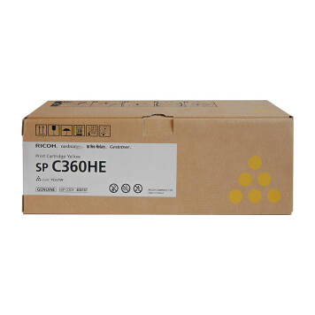Ricoh 408187 SPC360HE toner żółty oryginalny