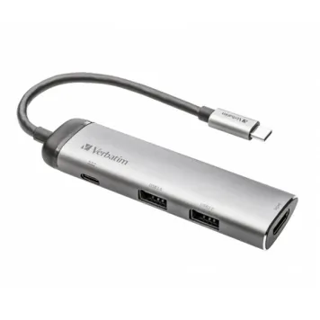 Koncentrator wieloportowy Verbatim USB-C 3.0 4-Port Multiport Hub 49140