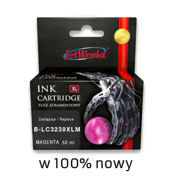 Zamiennik Brother LC3239XLM tusz magenta marki JetWorld
