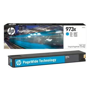 HP 973X F6T81AE tusz cyan XL oryginalny