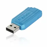 Verbatim USB flash drive 128GB PinStripe 49461 USB 2.0 niebieski