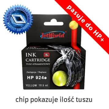 Zamiennik HP 924e 4K0U9NE tusz żółty marki JetWorld