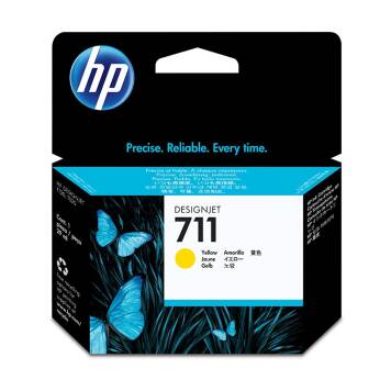 HP 711 CZ132A tusz żółty oryginalny