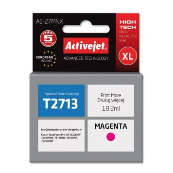 Activejet zamiennik Epson 27XL T2713 tusz magenta