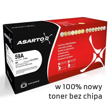 Zamiennik HP 59A CF259A toner marki Asarto brak chipa