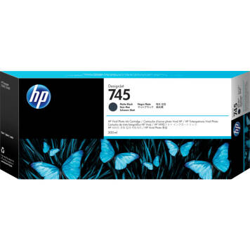 HP 745 F9K05A tusz czarny matowy oryginalny