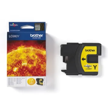 Brother LC980Y tusz żółty oryginalny