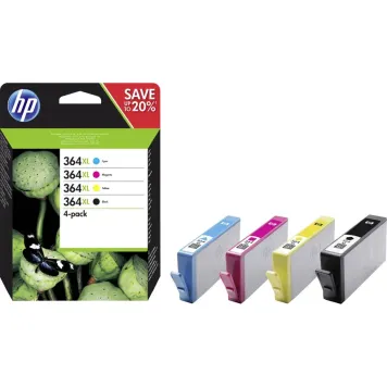 HP 364 N9J73AE 4 tusze CMYK  oryginalne