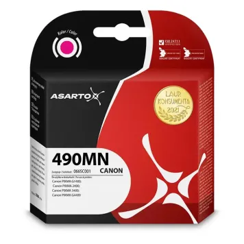 Zamiennik Canon GI-490M tusz magenta marki Asarto