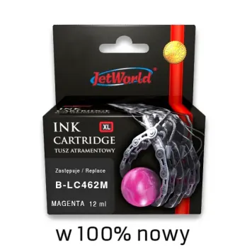 Zamiennik Brother LC462M tusz magenta marki JetWorld