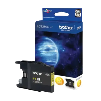 Brother LC1280XLY tusz żółty oryginalny