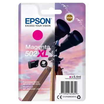 Epson 502XL C13T02W34010 tusz magenta oryginalny