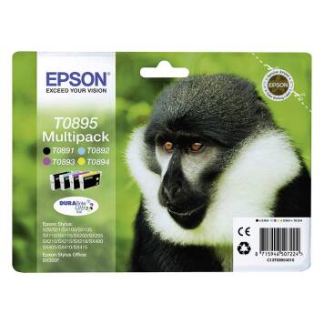 Epson T0895 C13T08954010 Multipack 4 tusze CMYK oryginalne