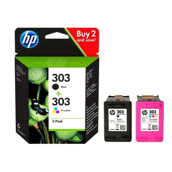 HP 303 3YM92AE zestaw tusz czarny i 3-kolorowy