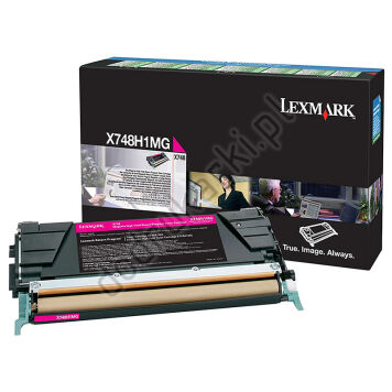 Lexmark X748H1MG toner magenta oryginalny