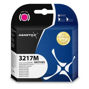 Zamiennik Brother LC3217M tusz magenta marki Asarto