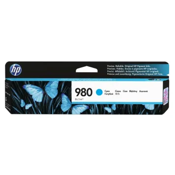 HP 980 D8J07A tusz cyan oryginalny