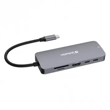Koncentrator wieloportowy Verbatim USB-C Pro 9-Port Multiport Hub 32152