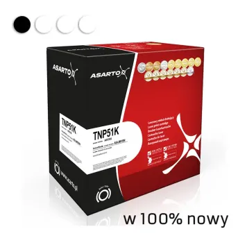 Zamiennik Minolta TNP51K A0X5155 toner czarny marki Asarto