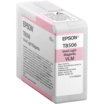 Epson T8506 tusz vivid light magenta oryginalny