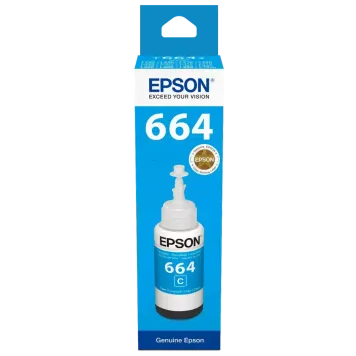 Epson 664C T6642 C13T66424A tusz cyan oryginalny