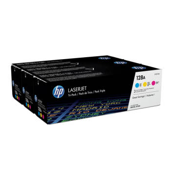 HP 128A CF371AM Zestaw 3 tonery CMY oryginalne