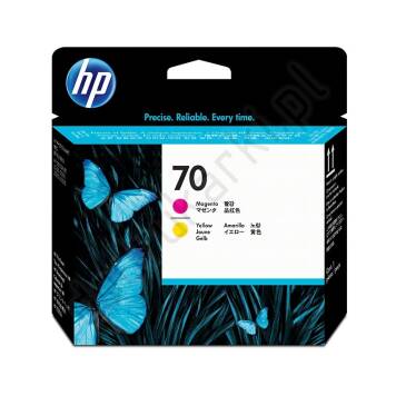 HP 70 C9406A purpurowa i żółta głowica oryginalna