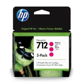 HP 712 3ED78A 3 x tusz magenta oryginalny