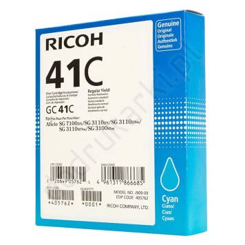 Ricoh GC41C cyan atrament żelowy oryginalny