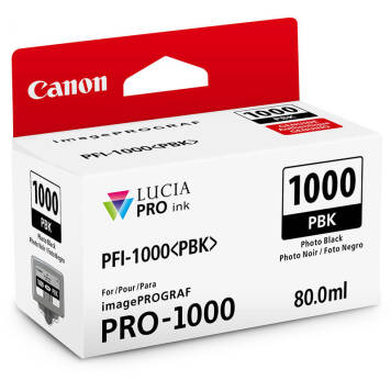 Canon PFI-1000PBK 0546C001 tusz czarny foto oryginalny