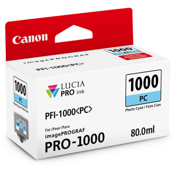 Canon PFI-1000PC 0550C001 tusz foto cyan oryginalny