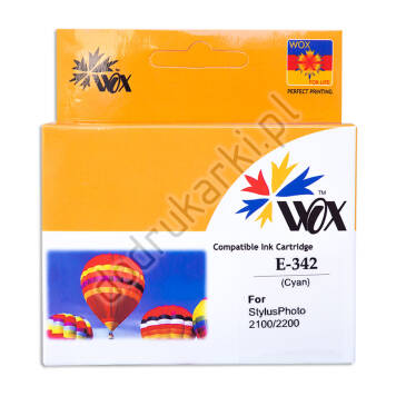 Zamiennik Epson T0342 tusz cyan marki Wox