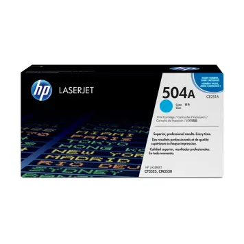 HP 504A CE251A toner cyan oryginalny